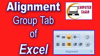 Alignment group tab in Excel