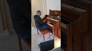 February 11, 2022  Neil Massey playing my 1948 Kimball Consolette just after tuning it.