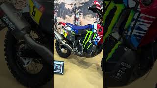 CRF450 Rally is displayed in the HRC headquarters