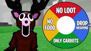 99 Nights in The Forest, but RANDOM WHEEL DECIDES MY CHALLENGES!
