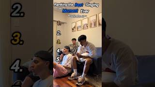 Ranking the best singing moment ever #music #cover #emotional #singer#duet