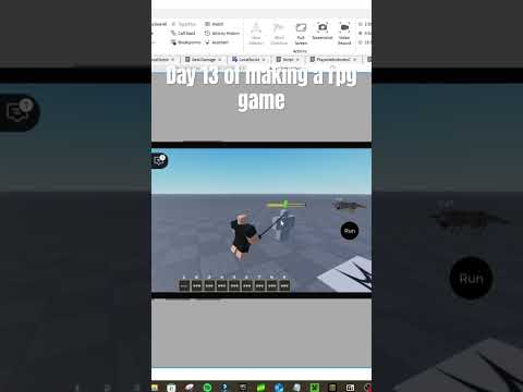 Day 13 of making a rpg game in Roblox #robloxdevlog
