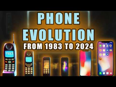 Evolution of Mobile Phones 1983 to 2024 | Relaxing Rain