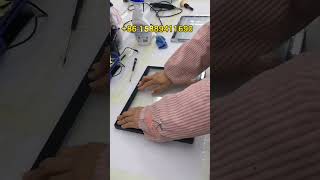 How the pos system touch screen is pasted? #pointofsale #possystem  #pos #till #cashregister