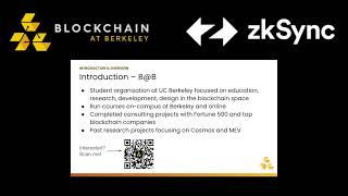 zkSync ZK Workshop Series Lecture 1: L1 & L2 Fundamentals