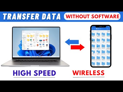 How to Transfer Data from your Mobile to Laptop Wirelessly and without Software