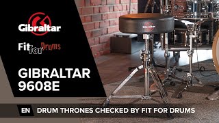 Gibraltar 9608E Drum Throne checked by FIT FOR DRUMS (ENG)