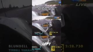 First ever Helmet cam in Formula 1 during Spa 1994! #f1 #f12025