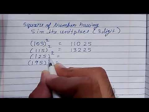 Square of number having 5 in the unit place ( 3 dijit ) #ssc #rrbntpc #maths #upsc #ssccgl
