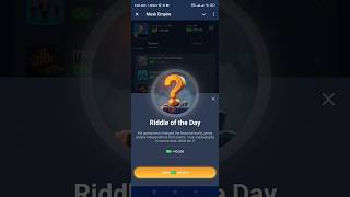 Musk Empire Riddle Of The Day 18 July #muskempire #muskempirehero6636520501