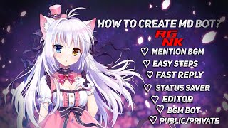 HOW TO CREATE WHATSAPP MD BOT💞NO BUG BEST WHATSAPP BOT💞ADD FEATURES MORE NEW PLUGINS 2022 MALAYALAM💞