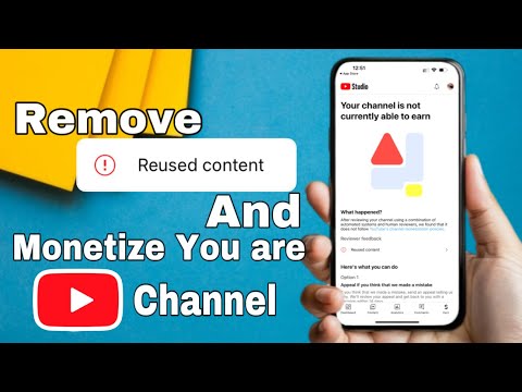 How to Remove Reused content on YouTube channel / Reused content kaise remove kare YouTube Channel