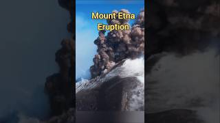 Drone Footage of Mount Etna Eruption 🌋 || The Highest Active Volcano in Europe🏔️#shorts #shortsfeed