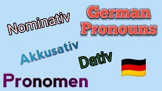 Lesson -13|German Pronouns Explained 🇩🇪 | Personal, Accusative, Dative & More for Beginners (A1-A2)