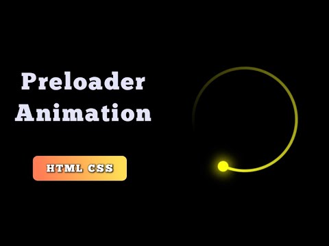 Css preloader animation