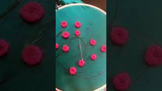 #embroidery#flowerembroidery#diywithcloth #viralhacks #clothart#desgin #embroiderydesign