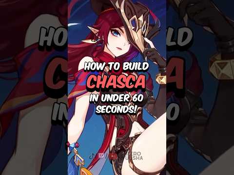 BEST CHASCA BUILD - How to Build Chasca in 60 Seconds #genshinimpact #genshin #hoyoverse