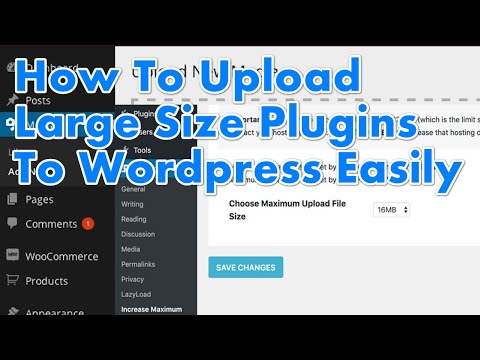 How To Upload Large-Size Plugins To Wordpress Without Modifying Wordpress Codes