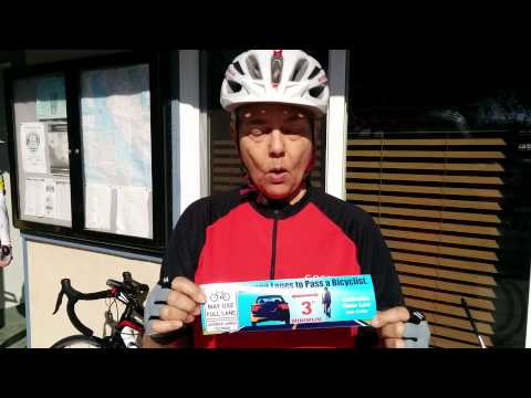Sharing the new Change Lanes to Pass a Cyclist Bumper Sticker