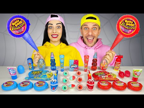 Blue Food vs Green Food Challenge 그린 블루 푸드 챌린지 Elsa Frozen vs Hulk Mukbang by DANI GO - PART II