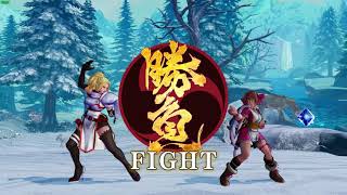Samurai Shodown Long Sets: C. YA (Charlotte) Vs Hellaplus (Rimururu)