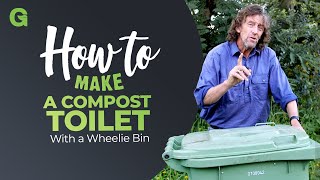 How to Make a Compost Toilet with a Wheelie Bin