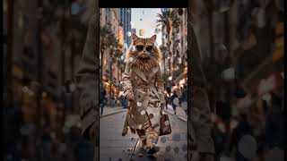 The Most Stylish Cat Takes Over the City!