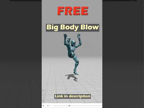 Big Body Blow. Free Mixamo animation for Daz Studio's Genesis 9.