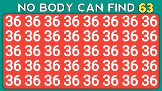 Find the Odd One Out | Spot the Odd Number and Letter Edition – Observation Master. 