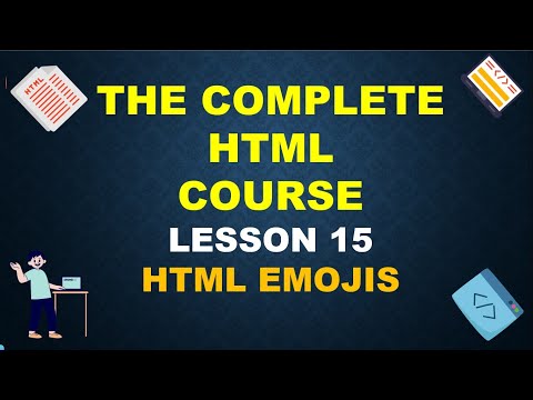 HOW TO INSERT EMOJIS INTO WEBPAGE USING HTML || HTML EMOJIS UTF-8 CHARACTERS || Lecture - 15 #html