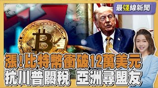 比特幣衝破12萬美元「再創歷史新高」 抗川普關稅大刀 傳歐盟找日.加聯手 20250714｜主播#王馨儀 ｜1700最錢線新聞 PODCAST｜TVBS新聞網 @tvbsnews24live