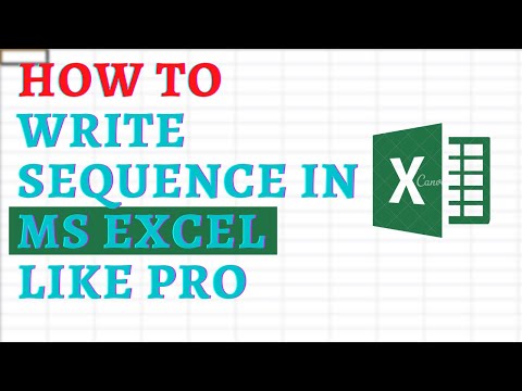 Sequence in Excel | Excel Tricks | How's That Tech #shorts