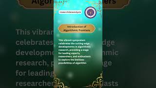 researchdataanalysis.com Algorithmic Frontiers To Nominate Open Now !