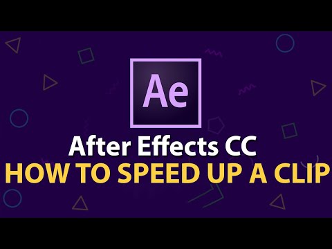 After Effects Tutorial - How to speed up a clip the right way