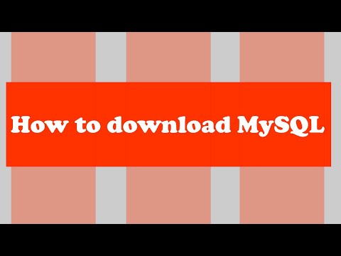How to download MySQL Free  2022