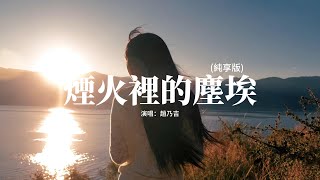 趙乃吉 - 煙火裡的塵埃 (純享版)『只有我守着安靜的沙漠 等待着花開，只有我看着別人的快樂 竟然會感慨。』【動態歌詞MV】