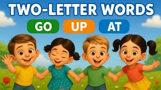 Learn 2 Letter Words with a Fun Kids Song!