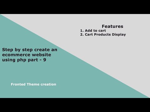 How to create an Ecommerce website using PHP Part - 9 | Ecommerce Website PHP ECOMMERCE | E-CODEC