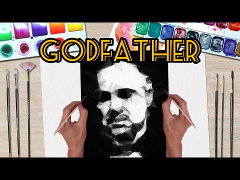 Marlon Brando painting