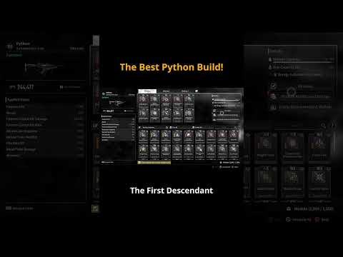 BEST Python Build! The First Descendant