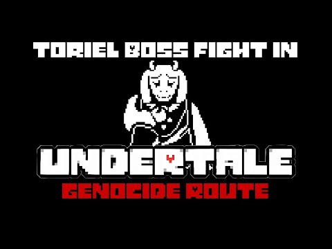 Undertale Genocide - Toriel Boss Fight