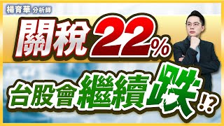 2025.07.29【關稅22% 台股會繼續跌!?】#楊育華 #股市御錢術