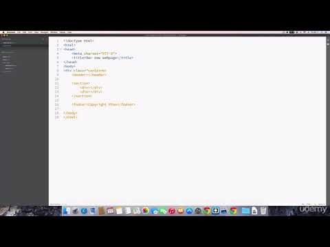 Webpage structure