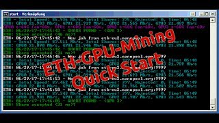 Ethereum (ETH) Mining mit Nanopool.org - Quick Start