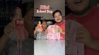 My Sister Vs Me : Who will make the best Mini School Bag #shorts