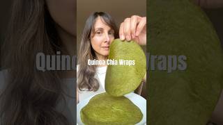 NO MORE EATING CARDBOARD! Make my flavorful gluten-free quinoa wraps with greens! Chia seeds omega 3