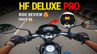 New HF Deluxe Pro Ride Review😍 Mileage, Top Speed, real road experience!😱 #hfdeluxepro #hero #sp125