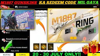 FREE FIRE REDEEM CODE TODAY 25 JULY| FF REWARDS REDEEM CODE | FF REDEEM CODE TODAY 25 JULY