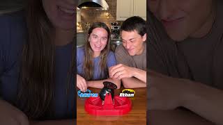 Lauren vs Ethan which sibling is best at this game? #shorts #familyfun #hilarious  #challenge