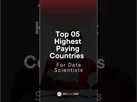 Top 05 Highest Paying Countries for Data Scientists #datascience #datasciencejobs #job #career